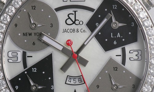 ジェイコブ JC-56D 47.0mm メンズ ホワイト／ブラック