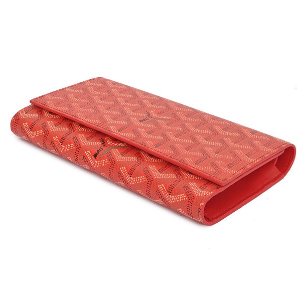 GOYARD ゴヤール 長財布 三つ折り オレンジ GOYWA-18