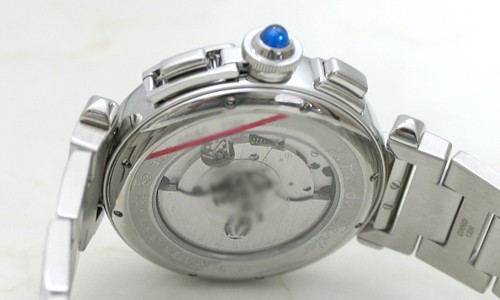 カルティエ パシャ４２ クロノ ステンレス W31085M7 シルバー