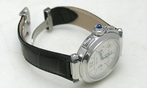 カルティエ パシャ４２ クロノ ステンレス W3108555 シルバー