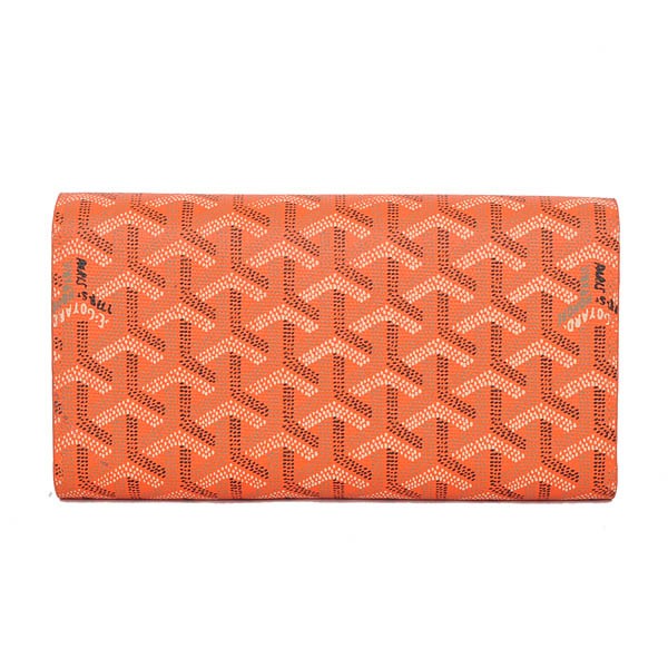 GOYARD ゴヤール 長財布 三つ折り オレンジ GOYWA-19
