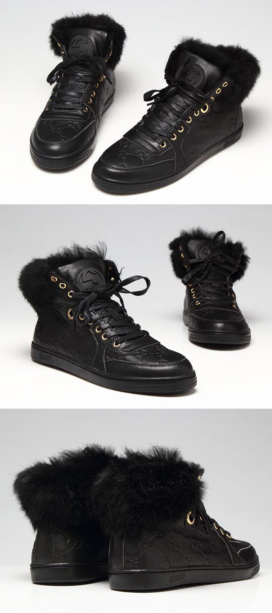 グッチGUCCI フラットシューズ グッチ 秋冬物新入荷 スニーカー ブラック 2082