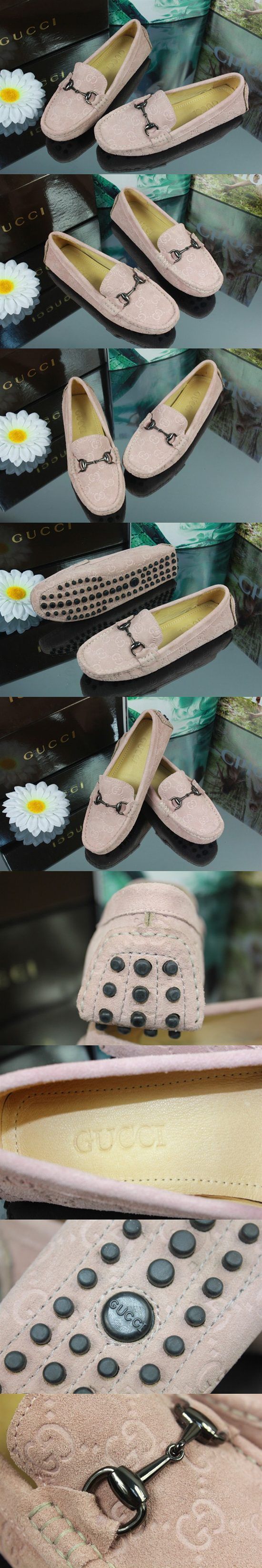 グッチ スニーカー 2012新品 レディース革靴 ピンク8032 pink