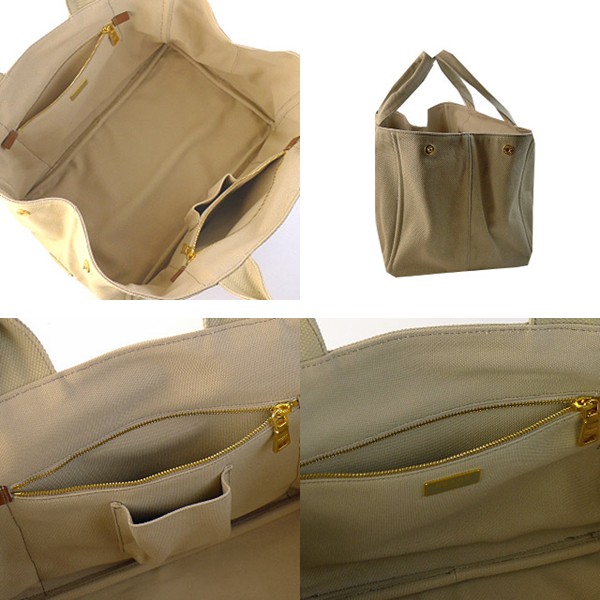 プラダ 2011年春夏新作 B1872BJ ロゴ入りキャンバストートバッグ CORDA