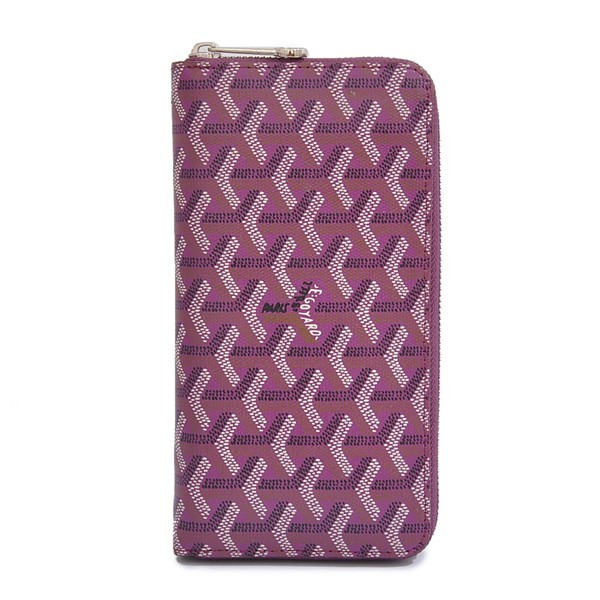 GOYARD ゴヤール 長財布 ラウンドジップ レッド GOYWA-20