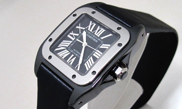 カルティエスーパーコピー サントス１００ ＭＭ W2020008 ブラック