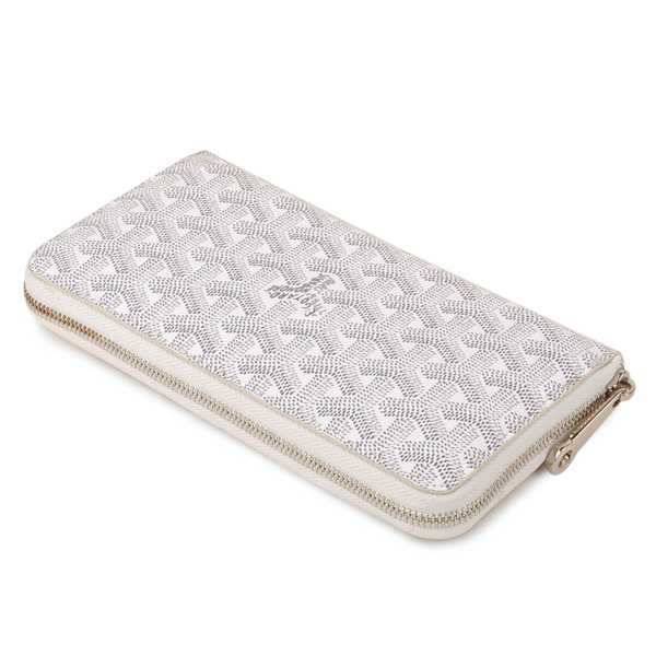 GOYARD ゴヤール 長財布 ラウンドジップ　ホワイト GOYWA-21
