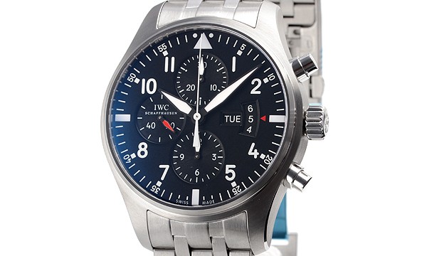 IWC パイロットウォッチクロノ IW377704 ブラック