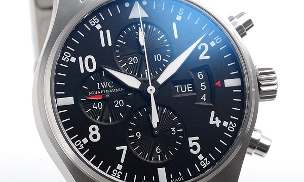 IWC パイロットウォッチクロノ IW377704 ブラック