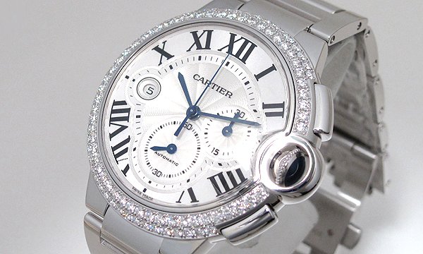 カルティエスーパーコピー バロンブルークロノ WE902001 シルバー