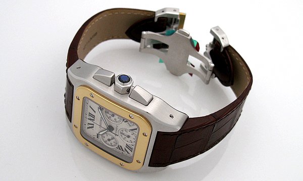 カルティエスーパーコピー サントス１００ クロノ W20091X7 ホワイト