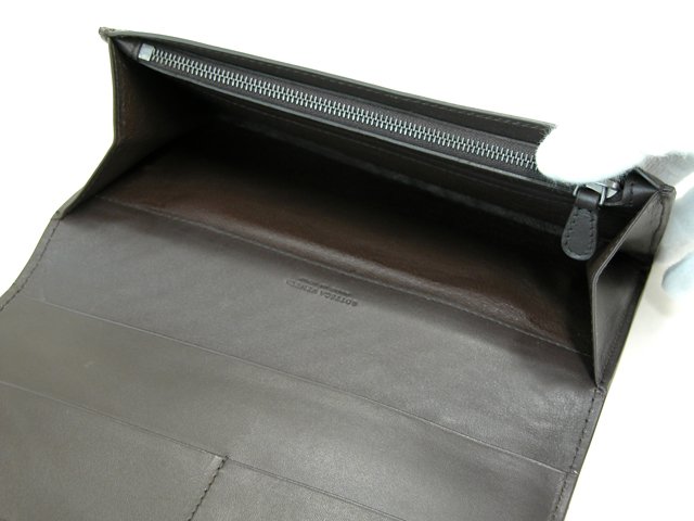 ボッテガヴェネタ ファスナー付長財布 156819V4651-2040 ダークブラウン