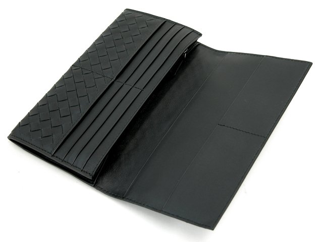 ボッテガヴェネタ ファスナー付長財布 156819V4651-1000 ブラック