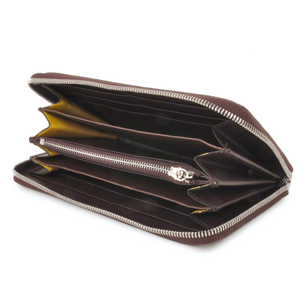 GOYARD ゴヤール 長財布 ラウンドジップ　ブラウン GOYWA-24