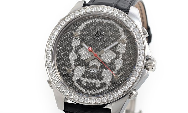 ジェイコブ JC-SKULL8D ステンレス ダイヤモンド