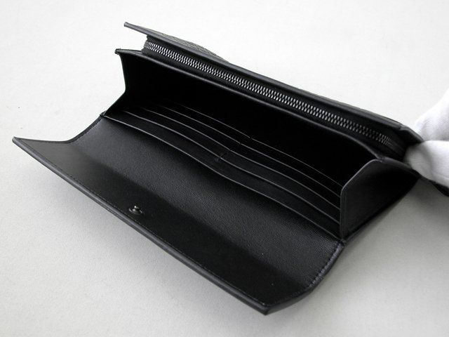 ボッテガヴェネタ ファスナー付き長財布 150509V001N-1000 ブラック