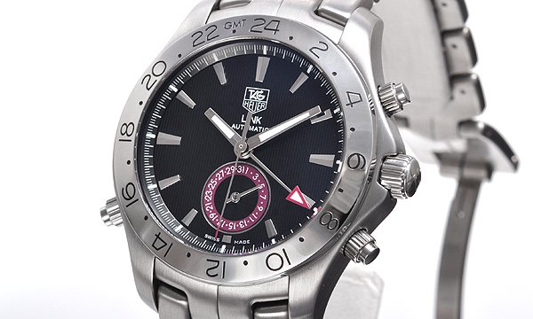 タグ・ホイヤー リンク ＧＭＴ WJF2115.BA0587 メンズ ブラック