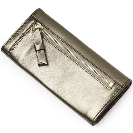 クロエ ２つ折り長財布  /オリーブゴールド 3p0321 456 09a