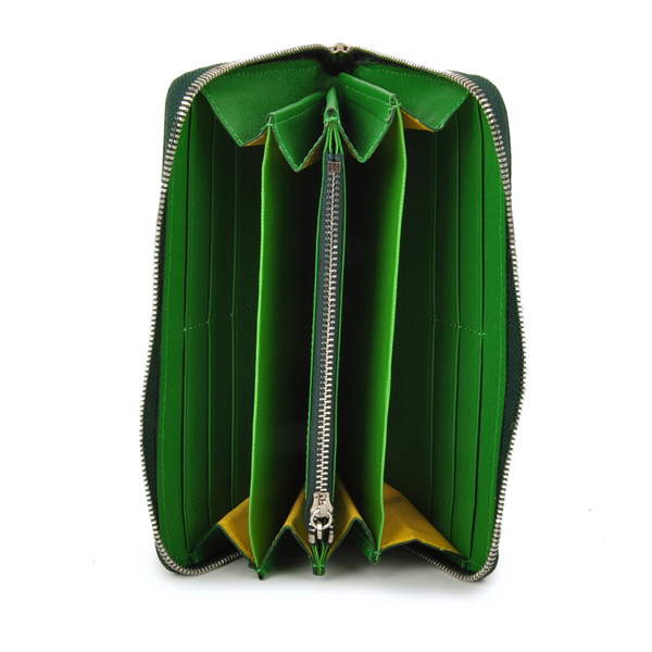 GOYARD ゴヤール 長財布 ラウンドジップ　グリーン GOYWA-27