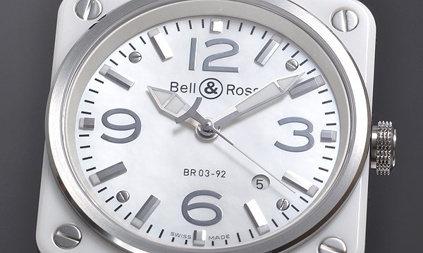 ベル＆ロス BR03-922 WHITE CERAMIC ホワイト メンズ