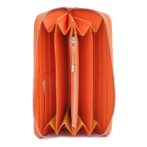 GOYARD ゴヤール 長財布 ラウンドジップ　オレンジ GOYWA-28
