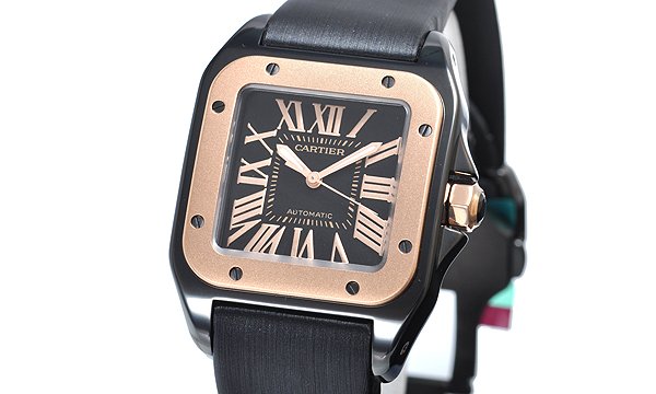 カルティエスーパーコピー サントス１００ ＭＭ W2020007 ブラック