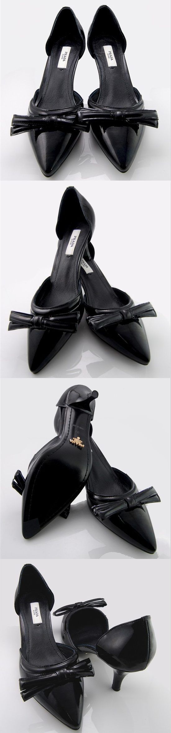 プラダ ハイヒール PRADA シューズ 革靴 パンプス ブラック 20612
