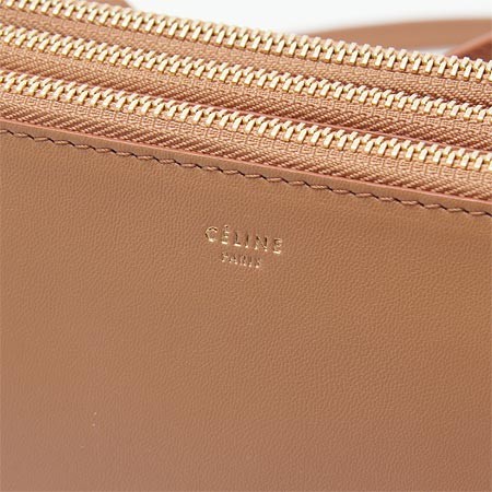 セリーヌ レザーショルダーバッグ 16511 3eta 04lu トリオ 