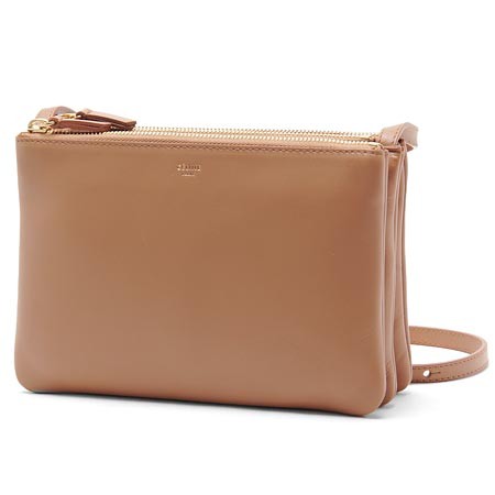 セリーヌ レザーショルダーバッグ 16511 3eta 04lu トリオ 