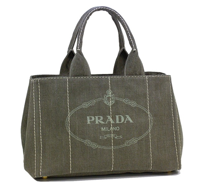 プラダ バッグ PRADA トートバッグ キャンバス ミリタリー B1877B1 新品