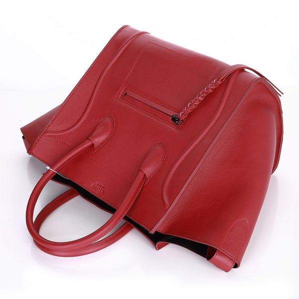  セリーヌ レディース 169953KFB 02FL SMALL SQUARE LUGGAGE PHANTOM ハンドバッグ スカーレッド