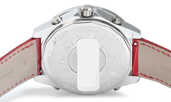 ジェイコブ JC-SKULLD RED ステンレス ダイヤモンド