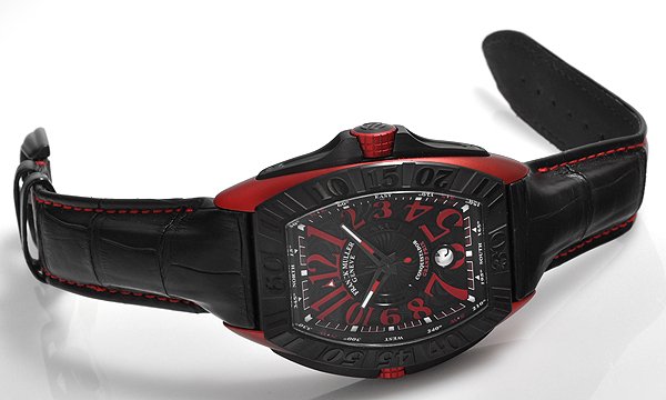 フランク・ミュラー コンキスタドール グランプリ 8900SC GP ERG ブラック/レッド 