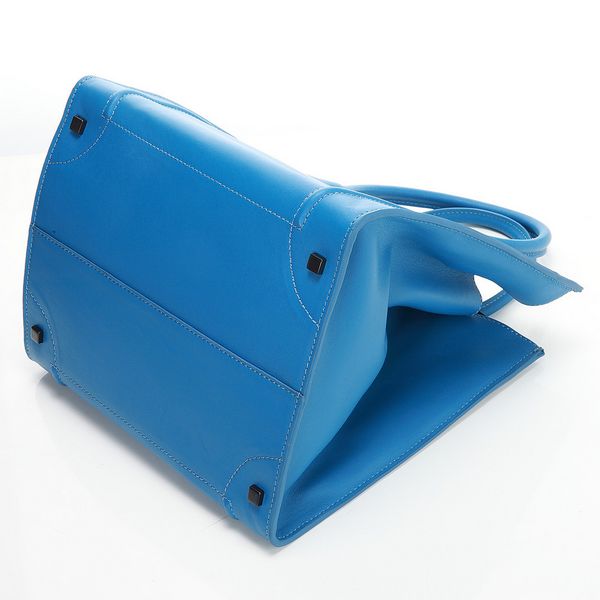 セリーヌ SQUARE LUGGAGE レディーストートバッグ スカイブルー 169953JCB-05SK