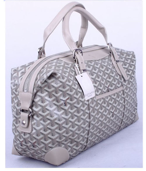  GOYARD ゴヤールサンルイ 旅行かばん グレー GOY034