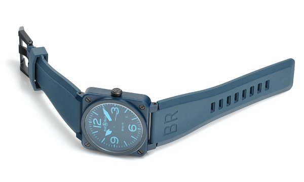 ベル＆ロス BR03-923 ＢＬＵＥ ＣＥＲＡＭＩＣ ブラック メンズ