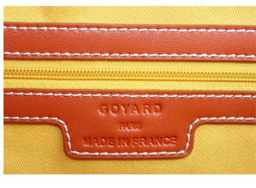  GOYARD ゴヤールサンルイ 旅行かばん オレンジ GOY035 革