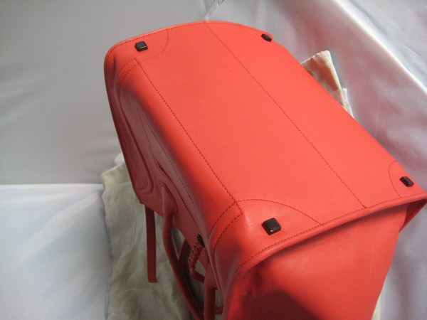 セリーヌ レディース SMALL SQUARE LUGGAGE PHANTOM ハンドバッグ ライトレッド 16995 3KFB 28CD