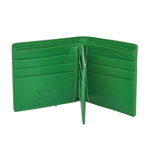 GOYARD ゴヤール 財布 二つ折り　名刺入れ　グリーン GOYWA-38