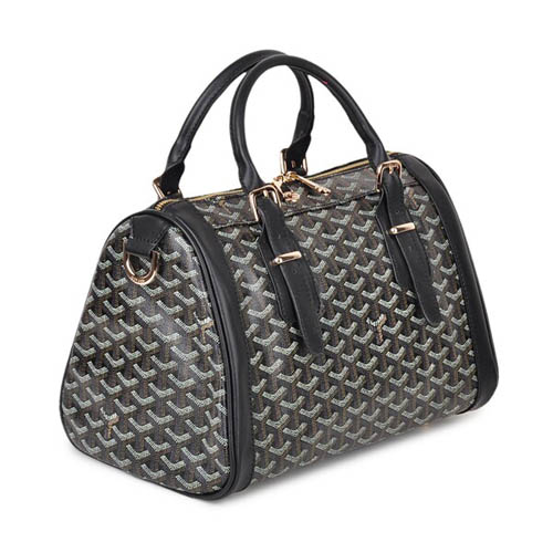  GOYARD ゴヤール ミニボストンバッグ クロワジエール ブラック GOY038