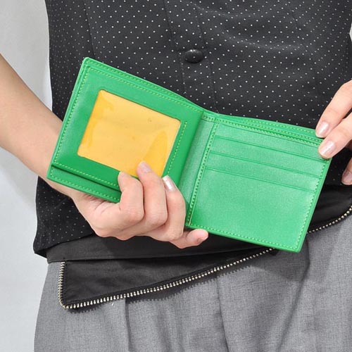 GOYARD ゴヤール 財布 二つ折り　名刺入れ　グリーン GOYWA-38