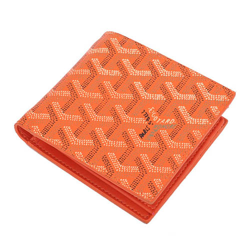 GOYARD ゴヤール 財布 二つ折り　名刺入れ　オレンジ GOYWA-39