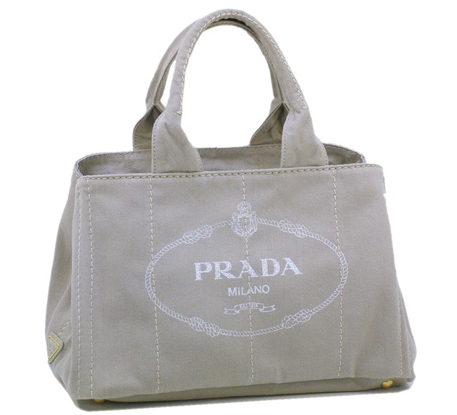 プラダ バッグ PRADA トートバッグ キャンバス ベージュ B1877B2 新品