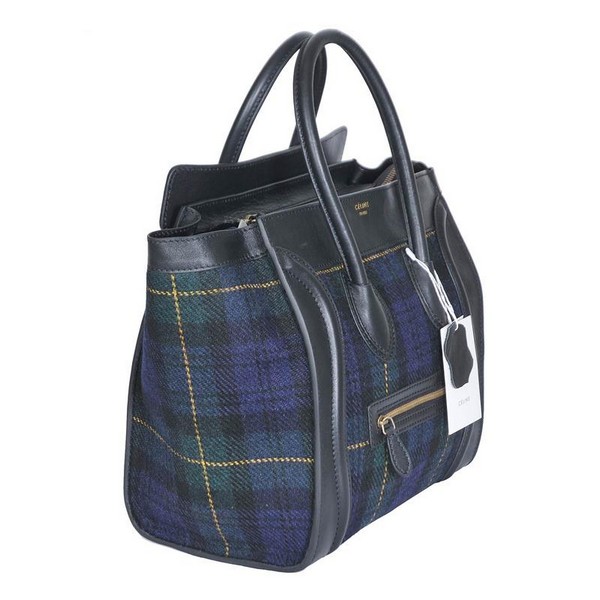  セリーヌ16398 2JBP 07MI MINI LUGGAGE ミニ ショッパー ラゲージ トート バッグ- ブラック
