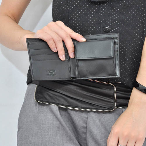 GOYARD ゴヤール 財布 二つ折り　ブラック GOYWA-42