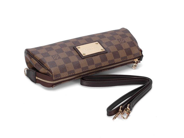  ルイヴィトン LOUIS VUITTON ダミエ エヴァ ショルダーバッグ クラッチバッグ N55213