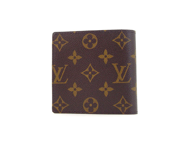 ルイ ヴィトン LOUIS VUITTON モノグラム 二つ折り札入れ 財布 M61675