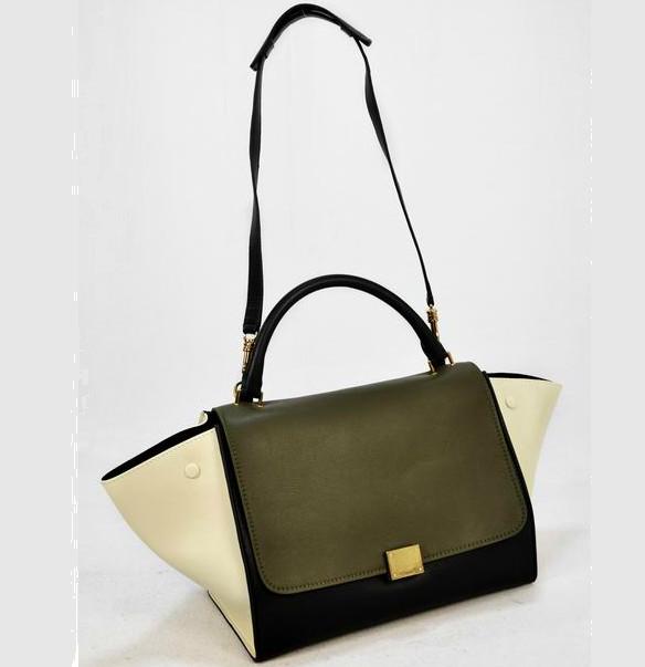  セリーヌ 16954-3BWG-30BD TRAPEZE ハンドバッグ ショルダーバッグ女性 ブラック