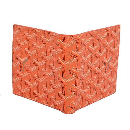 GOYARD ゴヤール 財布 二つ折り　オレンジ GOYWA-46