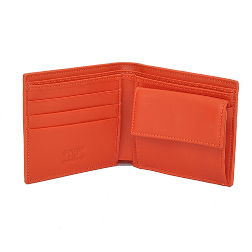 GOYARD ゴヤール 財布 二つ折り　オレンジ GOYWA-46